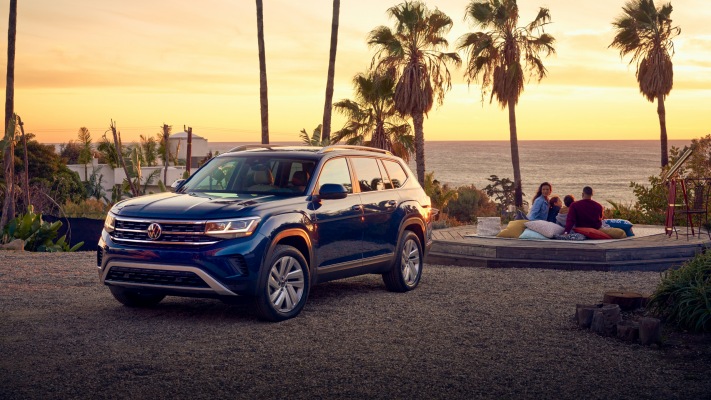 Volkswagen Atlas 2021. Desktop wallpaper