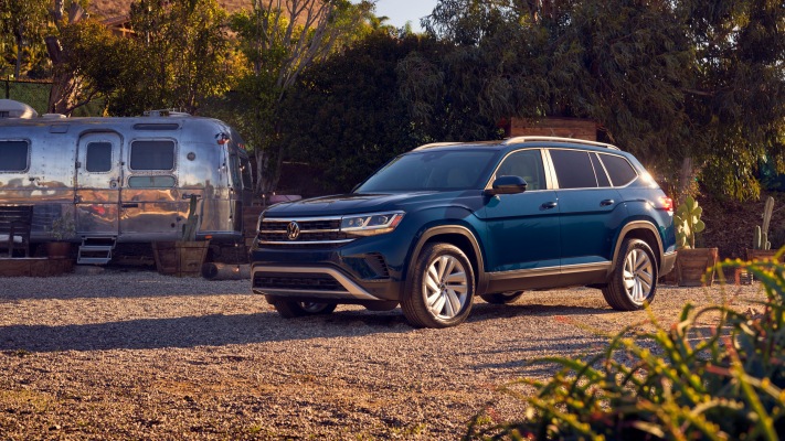 Volkswagen Atlas 2021. Desktop wallpaper