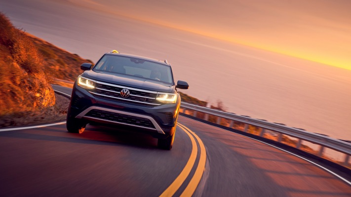 Volkswagen Atlas 2021. Desktop wallpaper