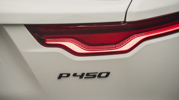 Jaguar F-TYPE P 450 Convertible 2021. Desktop wallpaper