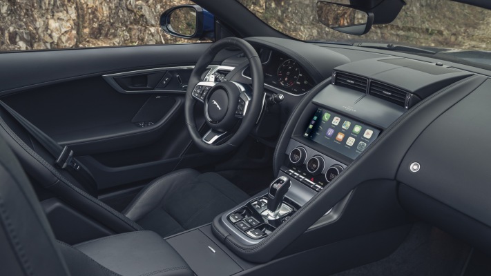 Jaguar F-TYPE P 300 Convertible 2021. Desktop wallpaper