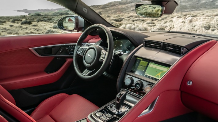Jaguar F-TYPE P 300 2021. Desktop wallpaper