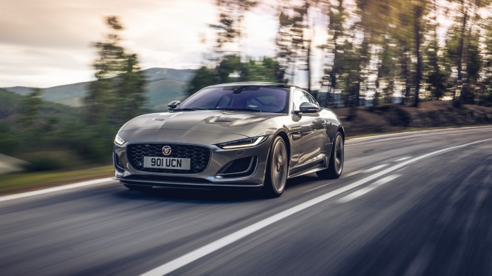 Jaguar F-TYPE P 300 2021. Desktop wallpaper