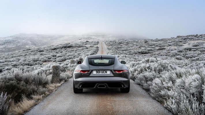 Jaguar F-TYPE P 300 2021. Desktop wallpaper