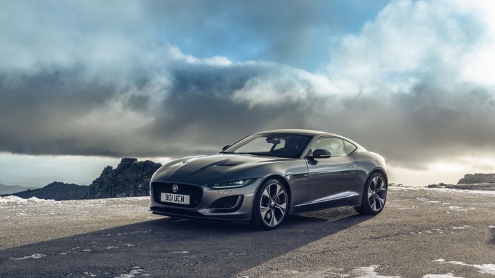 Jaguar F-TYPE P 300 2021. Desktop wallpaper
