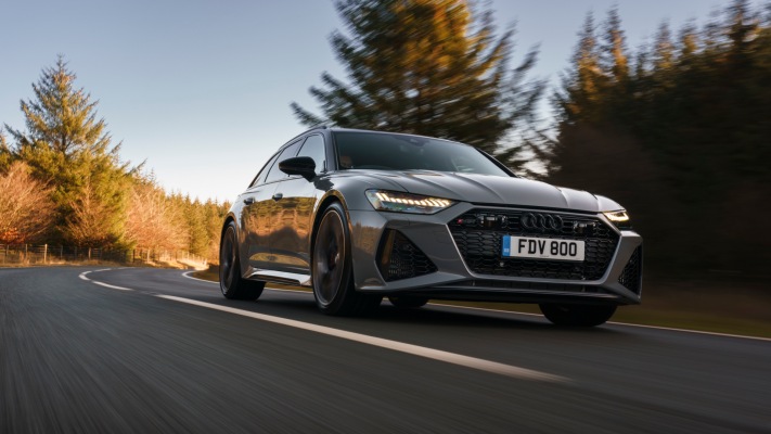 Audi RS 6 Avant UK Version 2020. Desktop wallpaper