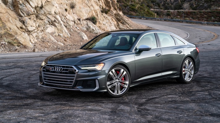 Audi S6 USA Version 2020. Desktop wallpaper