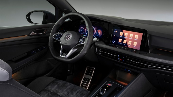 Volkswagen Golf VIII GTD 2020. Desktop wallpaper