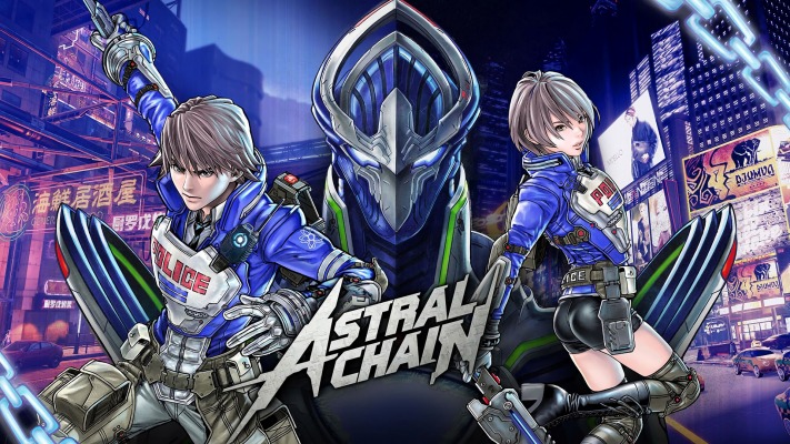Astral Chain. Desktop wallpaper