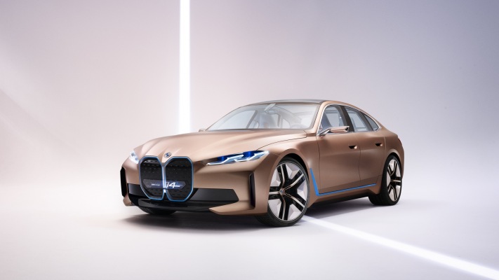 BMW Concept i4 2021. Desktop wallpaper