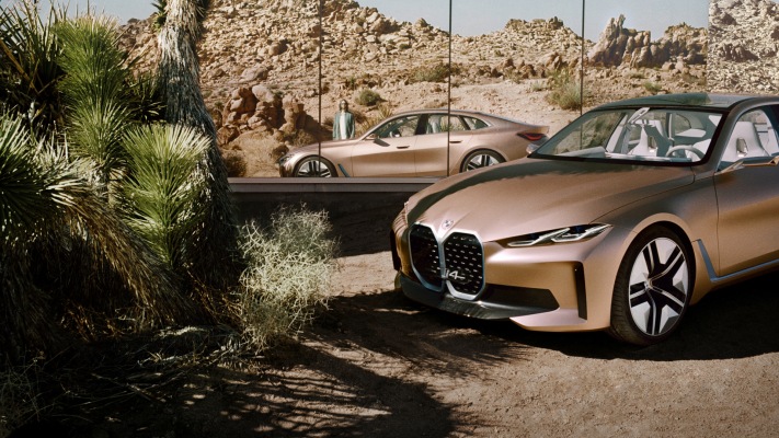 BMW Concept i4 2021. Desktop wallpaper