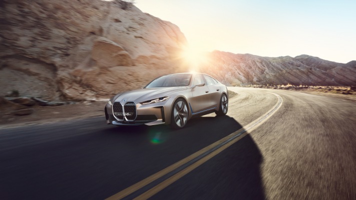 BMW Concept i4 2021. Desktop wallpaper