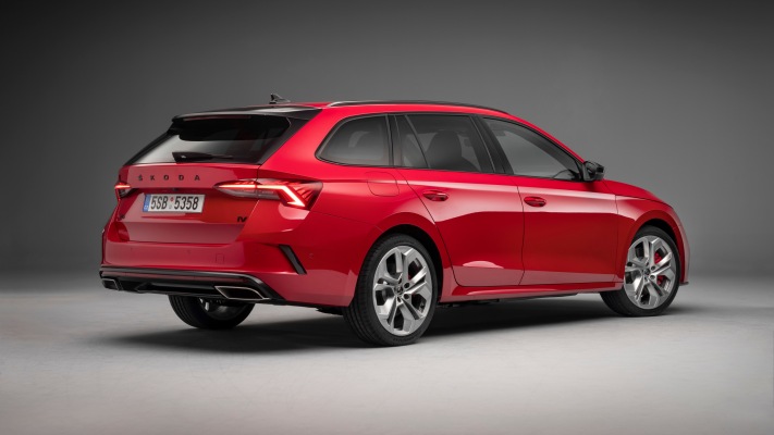 Skoda Octavia vRS iV Combi 2020. Desktop wallpaper