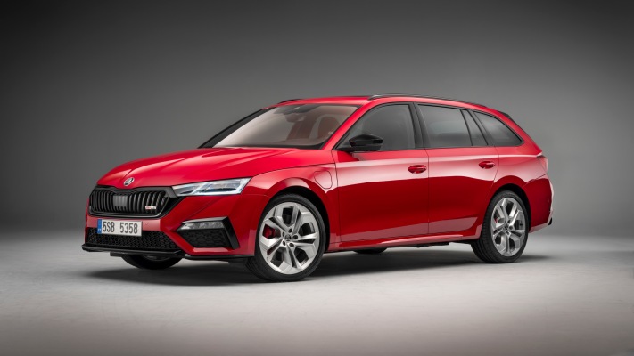 Skoda Octavia vRS iV Combi 2020. Desktop wallpaper