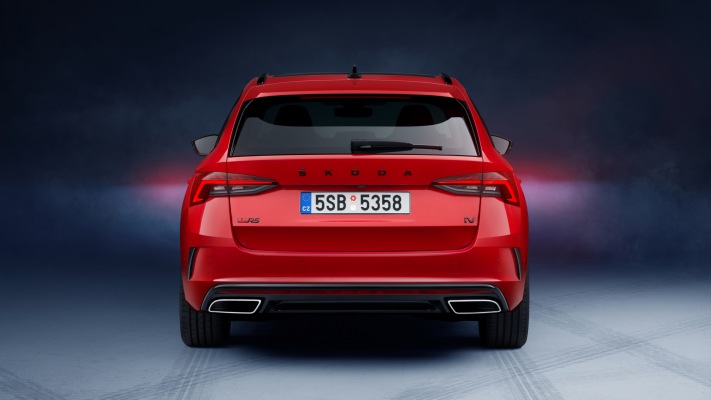 Skoda Octavia vRS iV Combi 2020. Desktop wallpaper