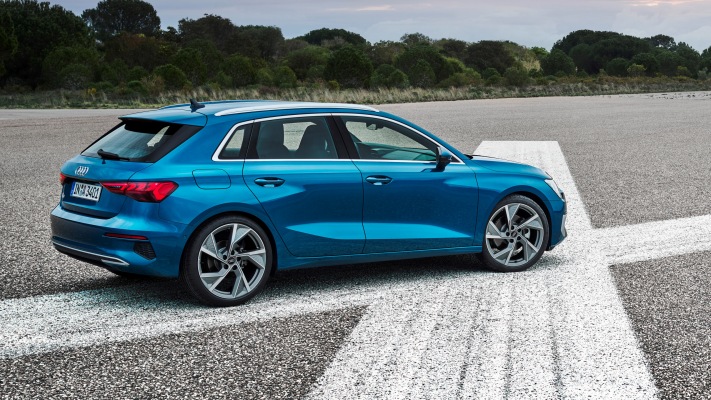 Audi A3 Sportback 2020. Desktop wallpaper