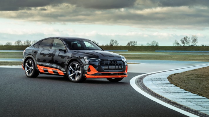 Audi e-tron Sportback S Concept 2020. Desktop wallpaper
