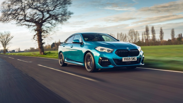 BMW 218i M Sport Gran Coupe UK Version 2020. Desktop wallpaper