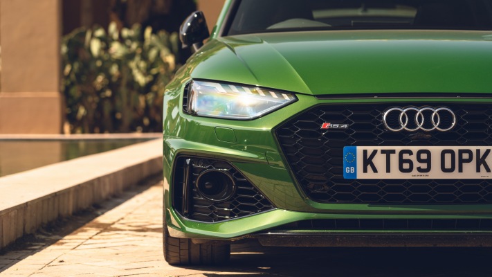 Audi RS 4 Avant UK Version 2020. Desktop wallpaper