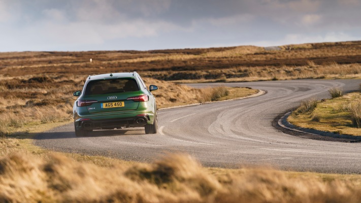 Audi RS 4 Avant UK Version 2020. Desktop wallpaper