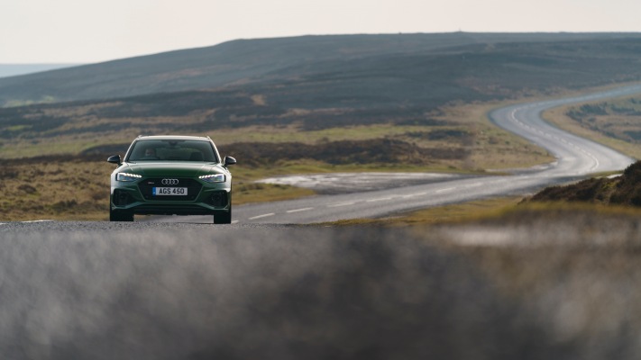 Audi RS 4 Avant UK Version 2020. Desktop wallpaper
