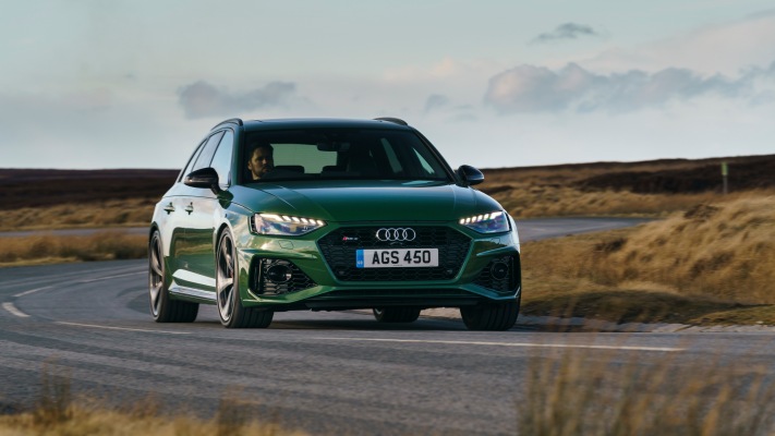 Audi RS 4 Avant UK Version 2020. Desktop wallpaper