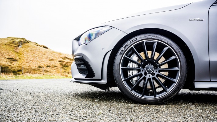 Mercedes-AMG CLA 35 4MATIC Shooting Brake UK Version 2020. Desktop wallpaper