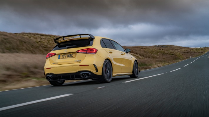 Mercedes-AMG A 45 S 4MATIC+ UK Version 2020. Desktop wallpaper