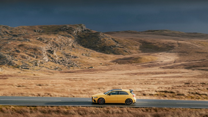 Mercedes-AMG A 45 S 4MATIC+ UK Version 2020. Desktop wallpaper