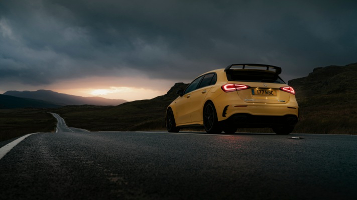Mercedes-AMG A 45 S 4MATIC+ UK Version 2020. Desktop wallpaper