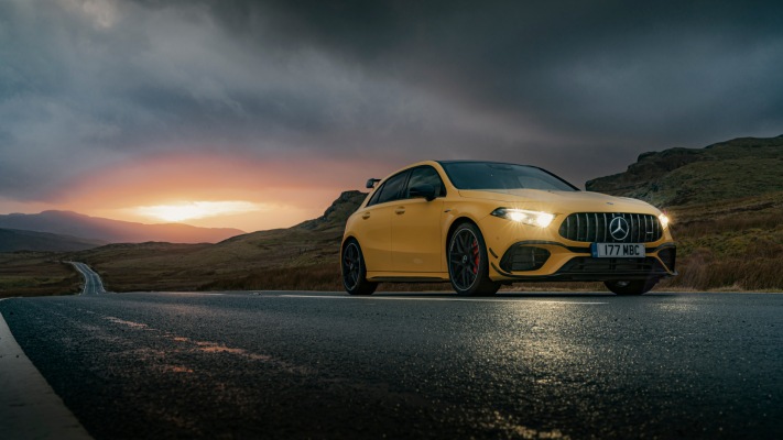 Mercedes-AMG A 45 S 4MATIC+ UK Version 2020. Desktop wallpaper