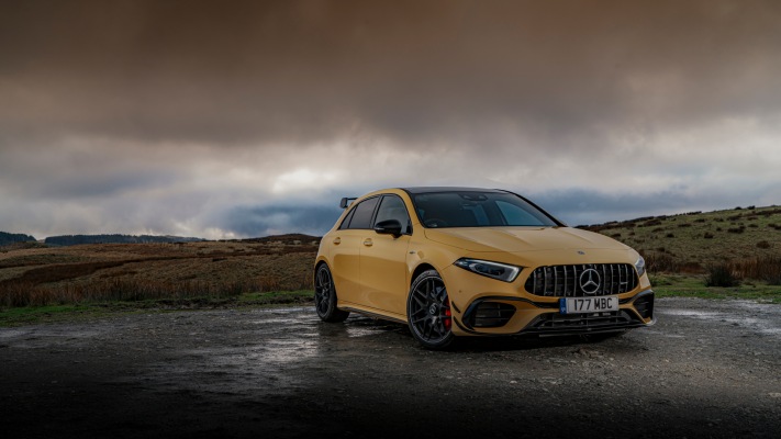 Mercedes-AMG A 45 S 4MATIC+ UK Version 2020. Desktop wallpaper