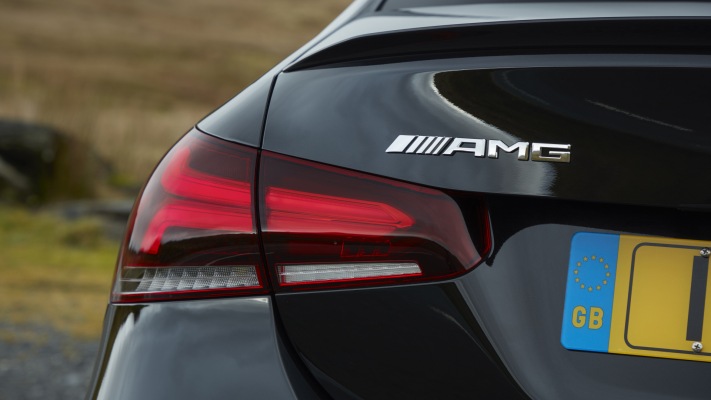 Mercedes-AMG A 35 4MATIC Saloon UK Version 2020. Desktop wallpaper