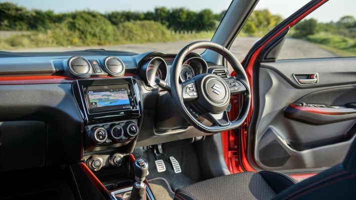 Suzuki Swift Sport Hybrid UK Version 2020. Desktop wallpaper