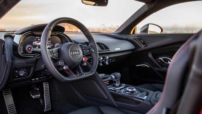 Audi R8 V10 Coupe USA Version 2020. Desktop wallpaper