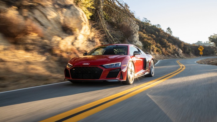 Audi R8 V10 Coupe USA Version 2020. Desktop wallpaper
