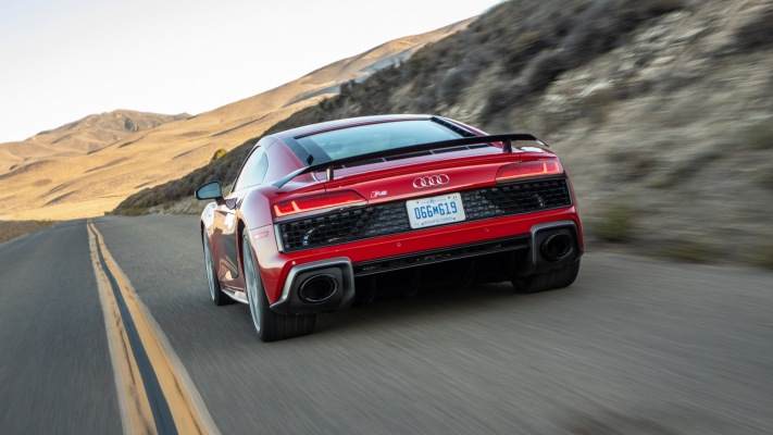 Audi R8 V10 Coupe USA Version 2020. Desktop wallpaper