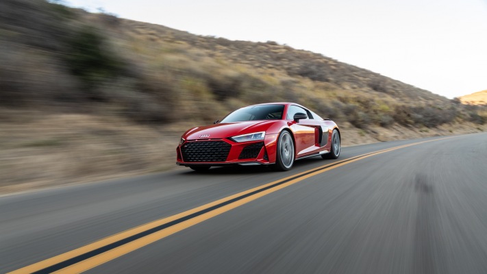 Audi R8 V10 Coupe USA Version 2020. Desktop wallpaper