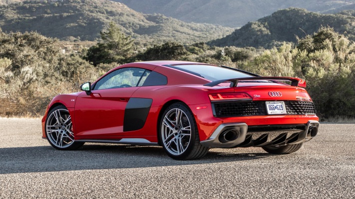 Audi R8 V10 Coupe USA Version 2020. Desktop wallpaper