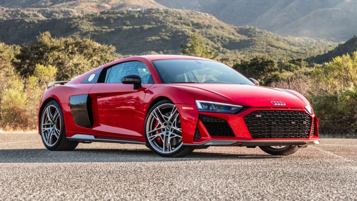 Audi R8 V10 Coupe USA Version 2020. Desktop wallpaper
