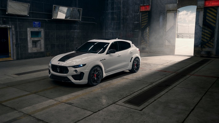 Maserati Levante Esteso Novitec 2020. Desktop wallpaper