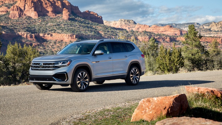 Volkswagen Atlas R SEL 2021. Desktop wallpaper