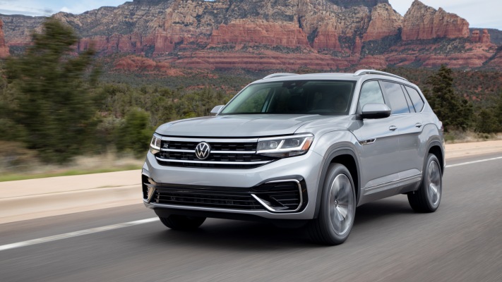 Volkswagen Atlas R SEL 2021. Desktop wallpaper