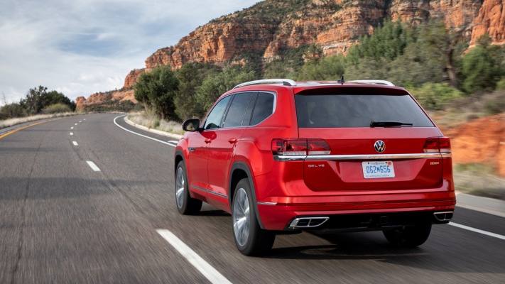 Volkswagen Atlas R SEL Premium 4Motion 2021. Desktop wallpaper