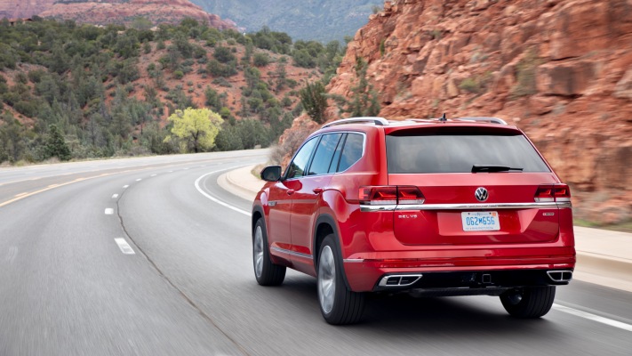 Volkswagen Atlas R SEL Premium 4Motion 2021. Desktop wallpaper