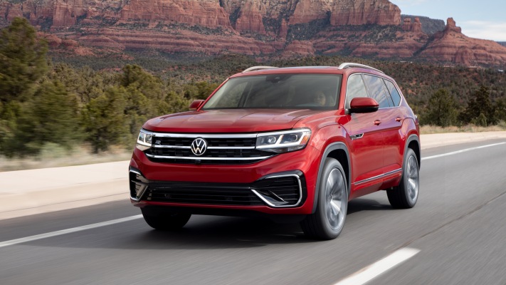 Volkswagen Atlas R SEL Premium 4Motion 2021. Desktop wallpaper