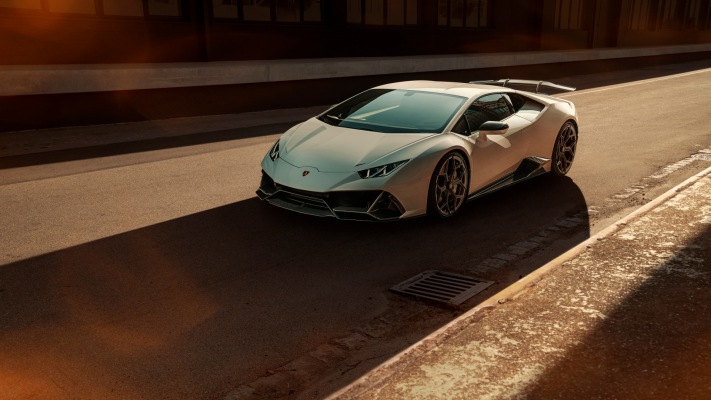 Lamborghini Huracán EVO Novitec 2020. Desktop wallpaper
