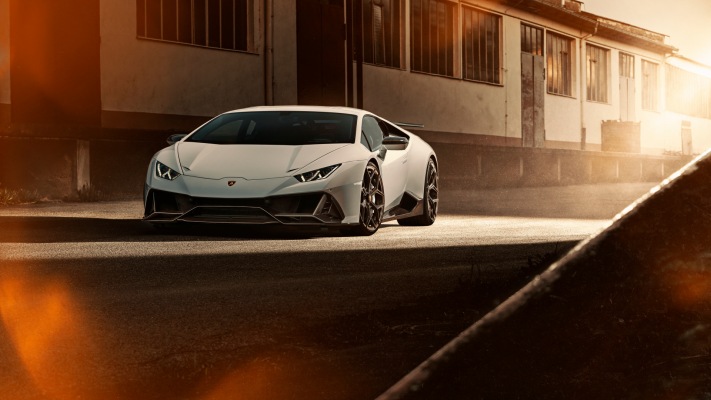 Lamborghini Huracán EVO Novitec 2020. Desktop wallpaper