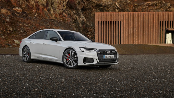 Audi A6 55 TFSI e quattro 2020. Desktop wallpaper