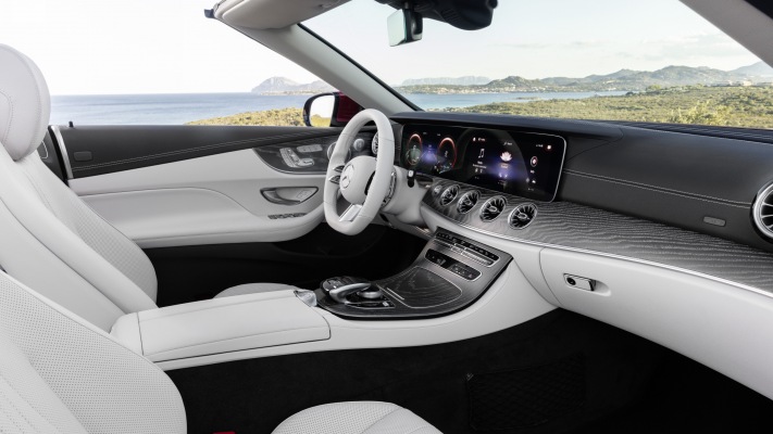 Mercedes-Benz E-Class Cabriolet 2020. Desktop wallpaper